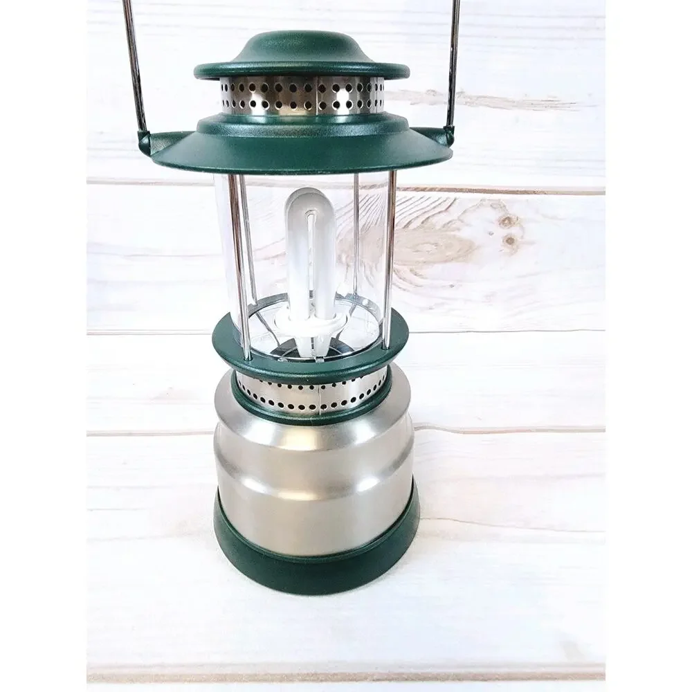 GE SteelBeam Fluorescent Camping Light Lantern 17000 Excellent